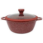 LOTUS HOME COLLECTION COOKING POT 24 CM RED | LHC-CER24
