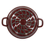 LOTUS HOME COLLECTION COOKING POT 24 CM RED | LHC-CER24 - Image 4