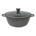LOTUS HOME COLLECTION COOKING POT 28 CM GREY | LHC-CER28