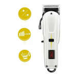 NANO TEC PROFFESIONAL HAIR CLIPPER WHITE | NT-CP614 - Image 2