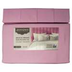 SCARLETT CLASSICS SOLID BEDSHEET SET WITH PILLOWCASE KING | NV-922 - Image 5