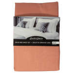 SCARLETT CLASSICS SOLID BEDSHEET SET WITH PILLOWCASE FULL | NV-923 - Image 2