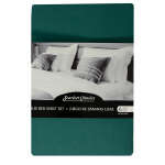 SCARLETT CLASSICS SOLID BEDSHEET SET WITH PILLOWCASE FULL | NV-923 - Image 7