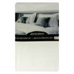 SCARLETT CLASSICS SOLID BEDSHEET SET WITH PILLOWCASE QUEEN | NV-924 - Image 7