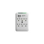 APC WALL OUTLET SURGE PROTECTOR 5V 2.4A 2 PORT USB CHARGER 120V | PE6WU2 - Image 5