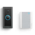 RING VIDEO DOORBELL WIRED WITH RING CHIME BLACK | R501093