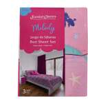 SCARLETT CLASSICS 3 PCS BEDSHEET SET TWIN | SCR-GR02T - Image 3