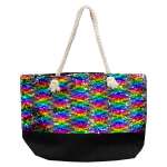 JORDAN LARGE BEACH BAG PAILETS | T82/TOR-674-M