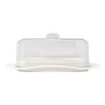 LOTUS PLASTIC BUTTER CONTAINER WITH LID | 021-19313 - Image 2