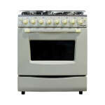 ELECTROMAX VENUS 30″ GAS RANGE CREME | 3060MGC - Image 2