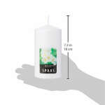 spaas scented cylinder candle