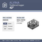 ALVINA LED GLOBE 42" CEILING FAN | 50860 - Image 5