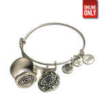 ALEX AND EVIL EYE CHARM BANGLE + RING SET | AA103101+R1-3