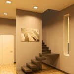 SURFACE SQUARE LED CEILING LAMP 18W 2100LM 30-40-65K | 7492LED-18W-CCT - Image 6
