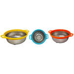 MULTIPURPOSE STAINLESS STEEL COLANDER 3 PCS SET | 83224 - Image 5