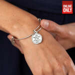 ALEX AND EVIL EYE CHARM BANGLE + RING SET | AA103101+R1-3 - Image 5