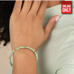 ALEX AND ANI ANTIQUE AMERICANA GRATEFUL BEADED BANGLE | AA12 - Image 2