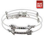 ALEX AND ANI BEST FRIENDS ARROW CHARM BANGLES SET OF 2 | AA150147148149
