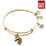 ALEX AND ANI UNICORN SHELL AND BEADED BANGLE SET OF 3 | AA2268181 - Image 2