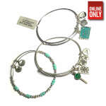 ALEX AND ANI PERSONALITY & BEADED BANGLE SET OF 3 | AA3388183