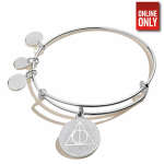 ALEX AND ANI HARRY POTTER DEATHLY HALLOWS CRYSTAL CHARM BANGLE BRACELET | AA94