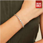 ALEX AND ANI FAMILY, MOM, & BEADED BANGLE SET OF 3 SILVER | AA96264 - Image 5