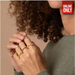 ALEX AND ANI YELLOW JASPER GEMSTONE STRETCH RINGS, SET OF 3 | AASRBR - Image 4