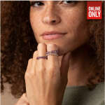 ALEX AND ANI AMETHYST GEMSTONE STRETCH RINGS, SET OF 3 | AASRP - Image 4