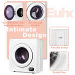 EUHOMY COMPACT 2.65 CU.FT DRYER 1400W | CD-9 - Image 5