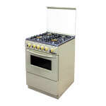 ELECTROMAX 4 BURNERS GASRANGE CREME | EMX-204C - Image 2