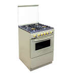 ELECTROMAX 4 BURNERS GASRANGE CREME | EMX-204C - Image 3