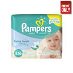 PAMPERS BABY WIPES BABY FRESH 3 PACK 216 WIPES | GUI-1328263