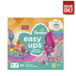 PAMPERS EASYUP 4T5T SUPER GIRL TRAINING UNDERWEAR 56 PIECES | GUI-1376416