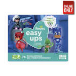 PAMPERS EASYUP 2T3T SUPER BOY PJ MASK 74 DIAPERS | GUI-1376468
