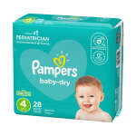 PAMPERS BABY-DRY SIZE 4 JUMBO PACK 10-17 KG 28 PIECES | GUI-1386211 - Image 4