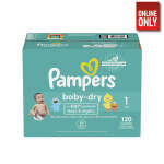 PAMPERS BABY-DRY SIZE 1 SUPER 4-6KG | GUI-1386221