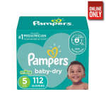 PAMPERS BABY-DRY SIZE 5 GIANT 12+ KG | GUI-1386235
