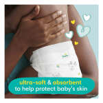 PAMPERS SWADDLER SIZE1 SUPER DISPOSABLE NEWBORN BABY DIAPERS 96 PIECES | GUI-1386363 - Image 2