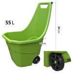 LOAD&GO GARDEN TROLLEY WHEELBARROW | IWO55370 - Image 3