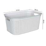 PLASTIC RATTAN BASKET 38L | M-080 - Image 5