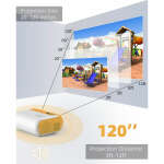 SALANGE MINI LED PROJECTOR WITH WIFI 1080P | P80W - Image 6