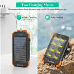 BLAVOR SOLAR POWERBANK 10000MAH WITH FLASHLIGHT COMPASS SOLAR PANEL CHARGING | PN-W05 - Image 8
