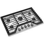 WHIRLPOOL 30" STAINLESS STEEL GAS 5 BURNERS COOKTOP | WCG77US0HS - Image 7