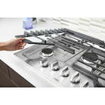 WHIRLPOOL 30" STAINLESS STEEL GAS 5 BURNERS COOKTOP | WCG77US0HS - Image 5