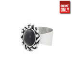 ALEX AND ANI ONYX COCKTAIL RING | AAR4