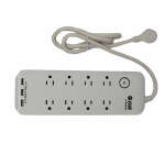 NIPPON AMERICA 8 OUTLETS POWERSTRIP WITH TRIPLE USB PORTS | 17-81803U - Image 3