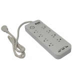 NIPPON AMERICA 8 OUTLETS POWERSTRIP WITH TRIPLE USB PORTS | 17-81803U