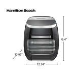 HAMILTON BEACH 11 LITER DIGITAL AIR FRYER | 35070 - Image 8