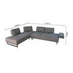 COASTER L-SHAPED SOFA TAUPE | 508888 - Image 8