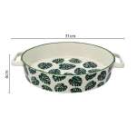 PORCELAIN BAKING TRAY LEAF DESIGN | BKF-PR08R12 - Image 6